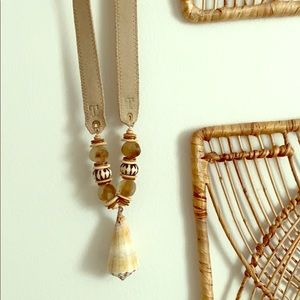 Twine and Twig shell necklace